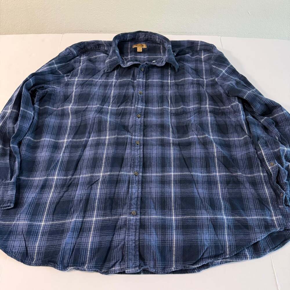 The Foundry Supply Co. Super Soft Plaid Button Down Shirt 2XL